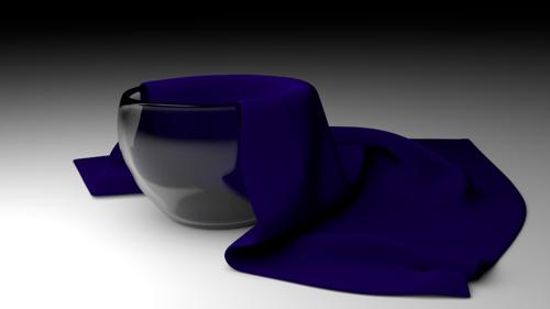 cloth at glass by blenderole preview image